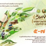 กรมการข้าว ผนึกกำลังทุกภาคส่วน จัดนิทรรศการ “วันข้าวและชาวนาแห่งชาติ ประจำปี 2568” นำเสนอองค์ความรู้และนวัตกรรมยกระดับการผลิตข้าวไทยสู่ความยั่งยืน